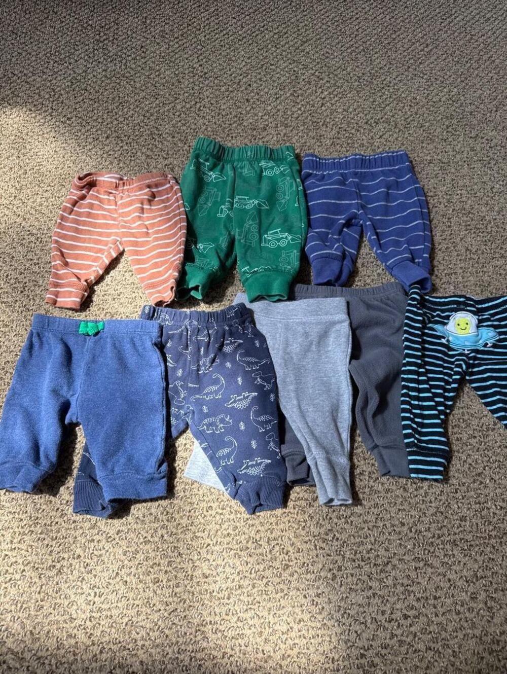 Bundle of 8 baby boy pants